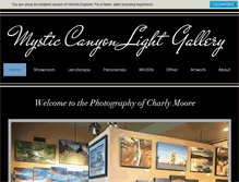 Tablet Screenshot of mystic-canyon-light.com